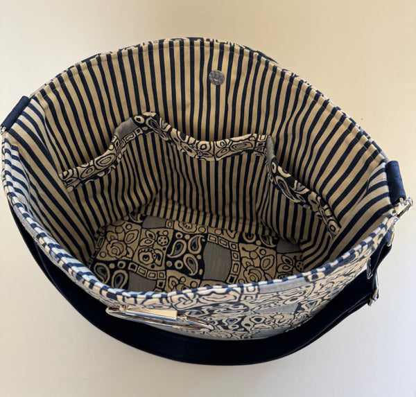 The Getaway Tote with Quilted Exterior