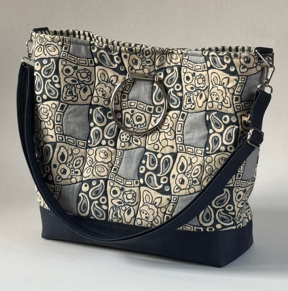 The Getaway Tote with Quilted Exterior