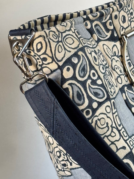 The Getaway Tote with Quilted Exterior