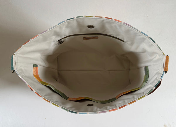 The Getaway Tote with Quilted Exterior