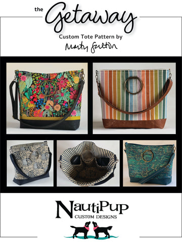 The NautiPup Designs Getaway Tote Digital Sewing Pattern