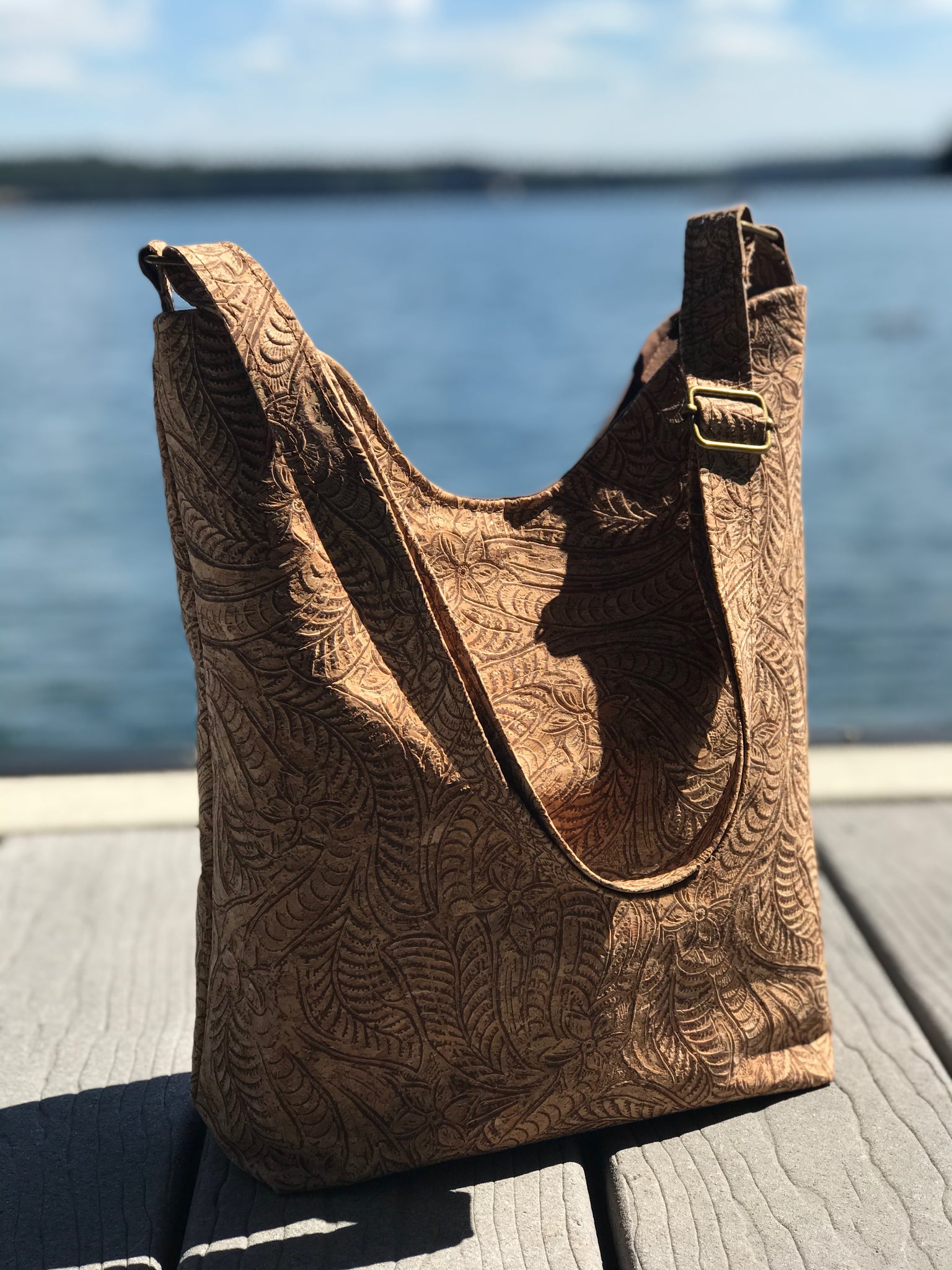 Corky Custom Paisley Embossed Hobo Bag – NautiPup Designs